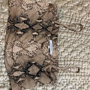 snake crop top